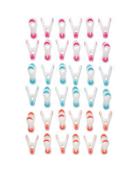 Bright Soft Grip Clothes Pegs