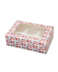 British 6 Cupcake Holder Box 2-Pack