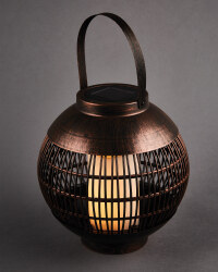 Bronze Solar Flame Lantern