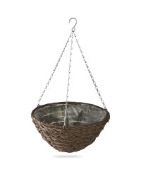 Brown Decorative Hanging Basket