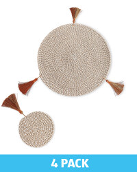 Brown Placemats & Coasters Set of 2