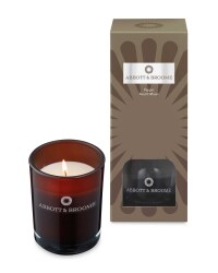 Brown Reed & Candle Set