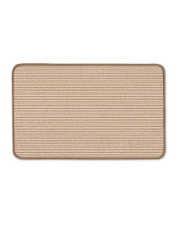 Brown Stripes Washable Kitchen Mat