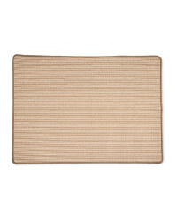 Brown Stripes Washable Utility Mat