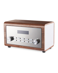 Brown Wooden DAB & FM Radio