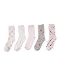 Woodland Ladies' 5 Pack Socks