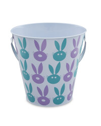 Bunny Print Egg Hunt Tin