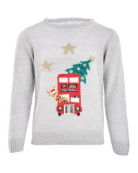 Children's Bus Xmas Jumper
