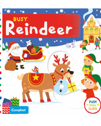 Busy Reindeer Christmas Board Book