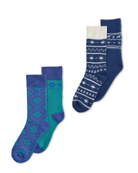 Crane Cabin Socks 2 Pack