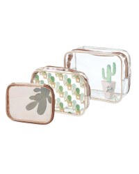 Avenue Cactus Cosmetic Bag Set