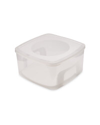 Cake Box with Lifter - White