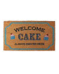 Cake Served Here Coir Mat