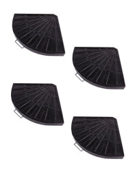 Cantilever Parasol Base 4 Pack