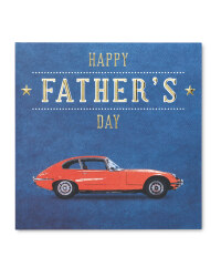 Car Father's Day Square Card