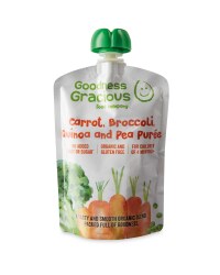Carrot Pea Brocolli & Quinoa Puree