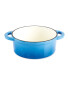 20cm Small Cast Iron Dish - Blue