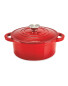 20cm Small Cast Iron Dish - Red