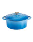 Cast Iron Casserole Dish With Lid - Blue
