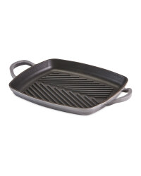 Cast Iron Grill Tray 30cm - Grey