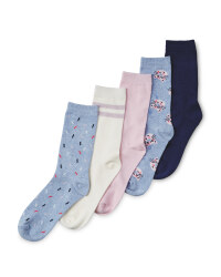 Avenue Ladies' Cat Socks 5-Pack