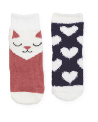 Lily & Dan Cat Slipper Socks