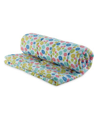 Button Design Baby Quilt Set