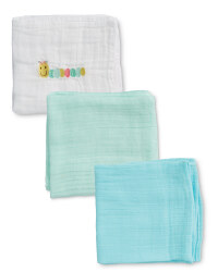 Caterpillar Muslin Cloths