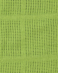 Cellular Blanket with Satin Trim - Lime