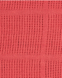Cellular Blanket with Satin Trim - Pink