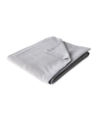 Large Grey Cellular Blanket
