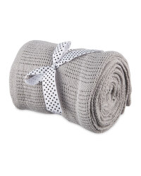 Cellular Large Blanket - Grey