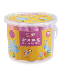 Jumbo Chalk Tub - Neon