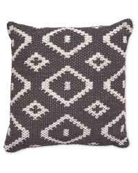 Charcoal Diamond Cushion