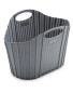 Charcoal Fold Flat Laundry Baskets
