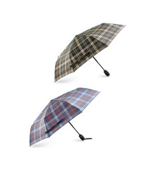 Avenue Check Automatic Umbrella