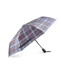 Avenue Check Automatic Umbrella - Blue