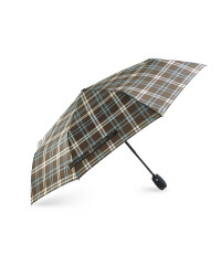 Avenue Check Automatic Umbrella - Grey