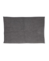 Chenille Bobble Bath Mat - Grey