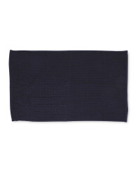 Chenille Bobble Bath Mat - Navy