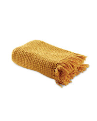 Chenille Throw - Yellow