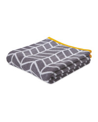 Chevron Patterned Bath Sheet