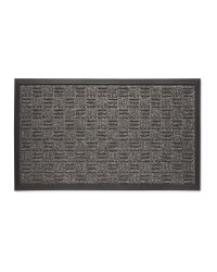 Basketweave Grey Doorguard Mat