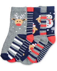 Children's Christmas Socks Pack of 5