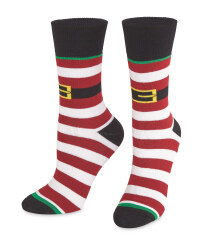 Children's Christmas Socks Stripes