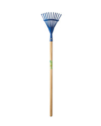 Children's Garden Leaf Rake - Blue