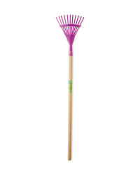 Children's Garden Leaf Rake - Purple