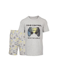 Children's Grey Organic Pyjamas