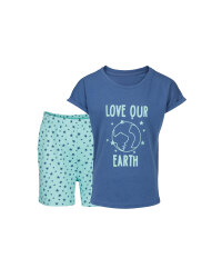 Children's Navy Organic Pyjamas