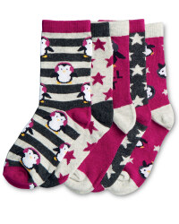 Children's Penguin Socks Pack of 5